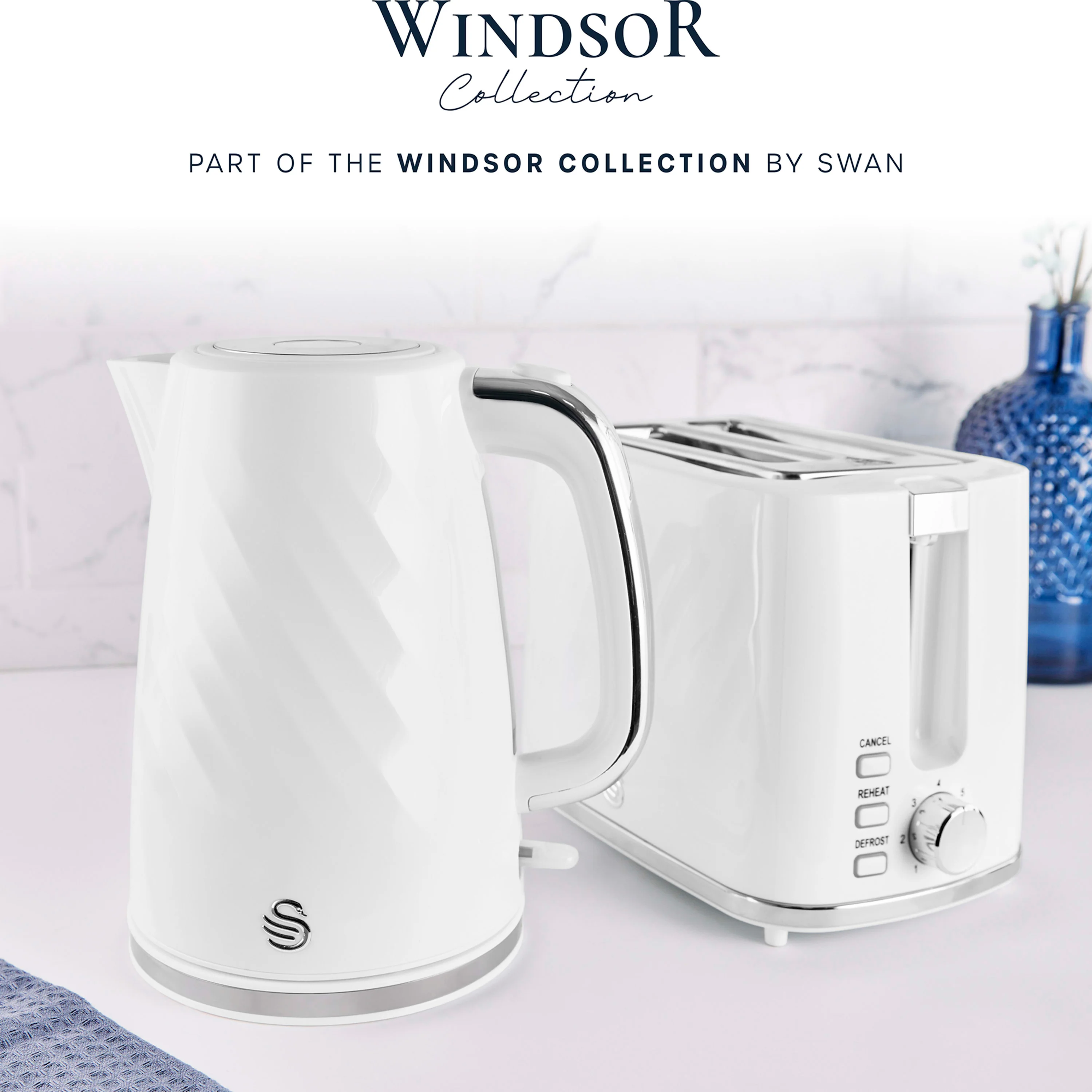 Swan Windsor 1.7L Textured Kettle - Image 18