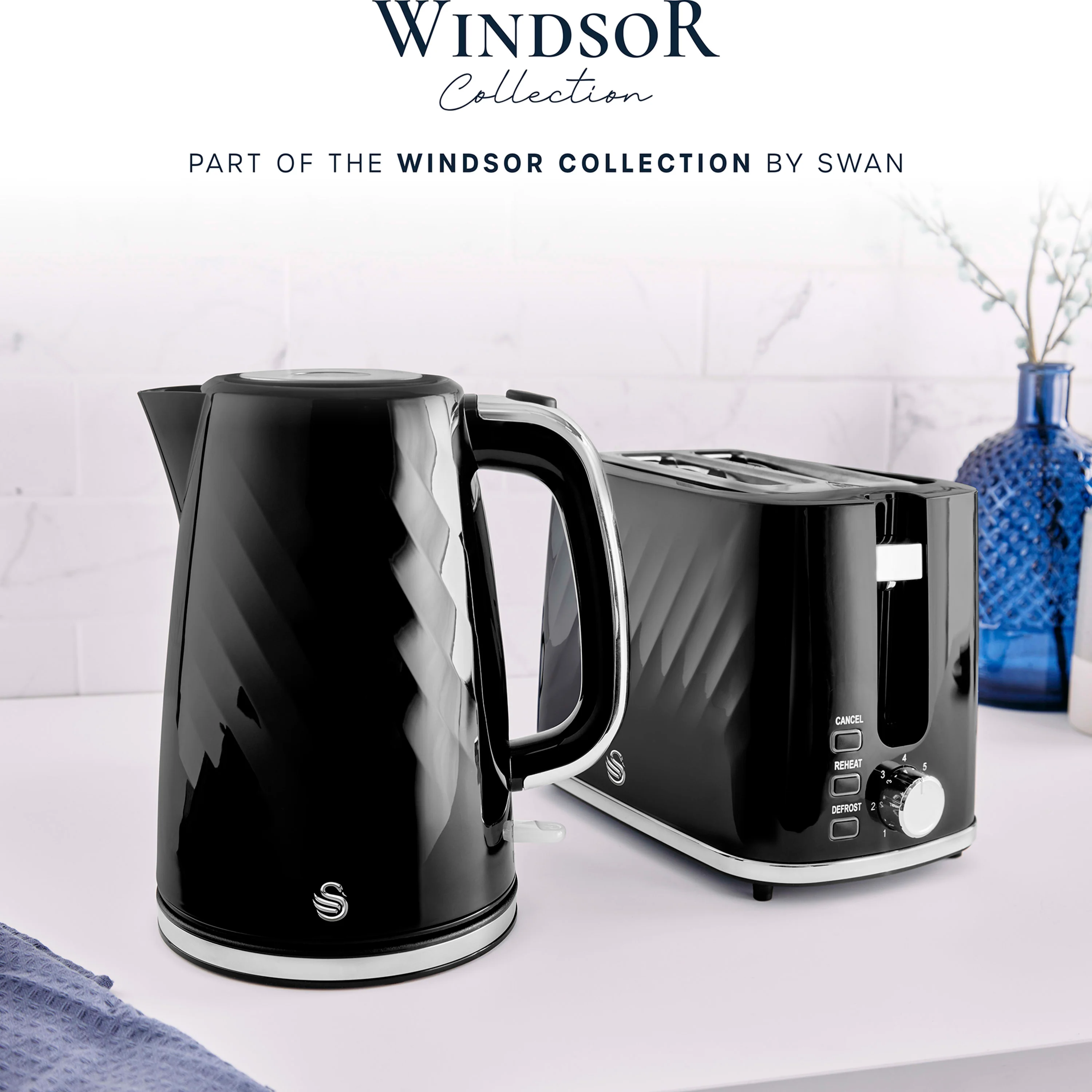 Swan Windsor 1.7L Textured Kettle - Image 28