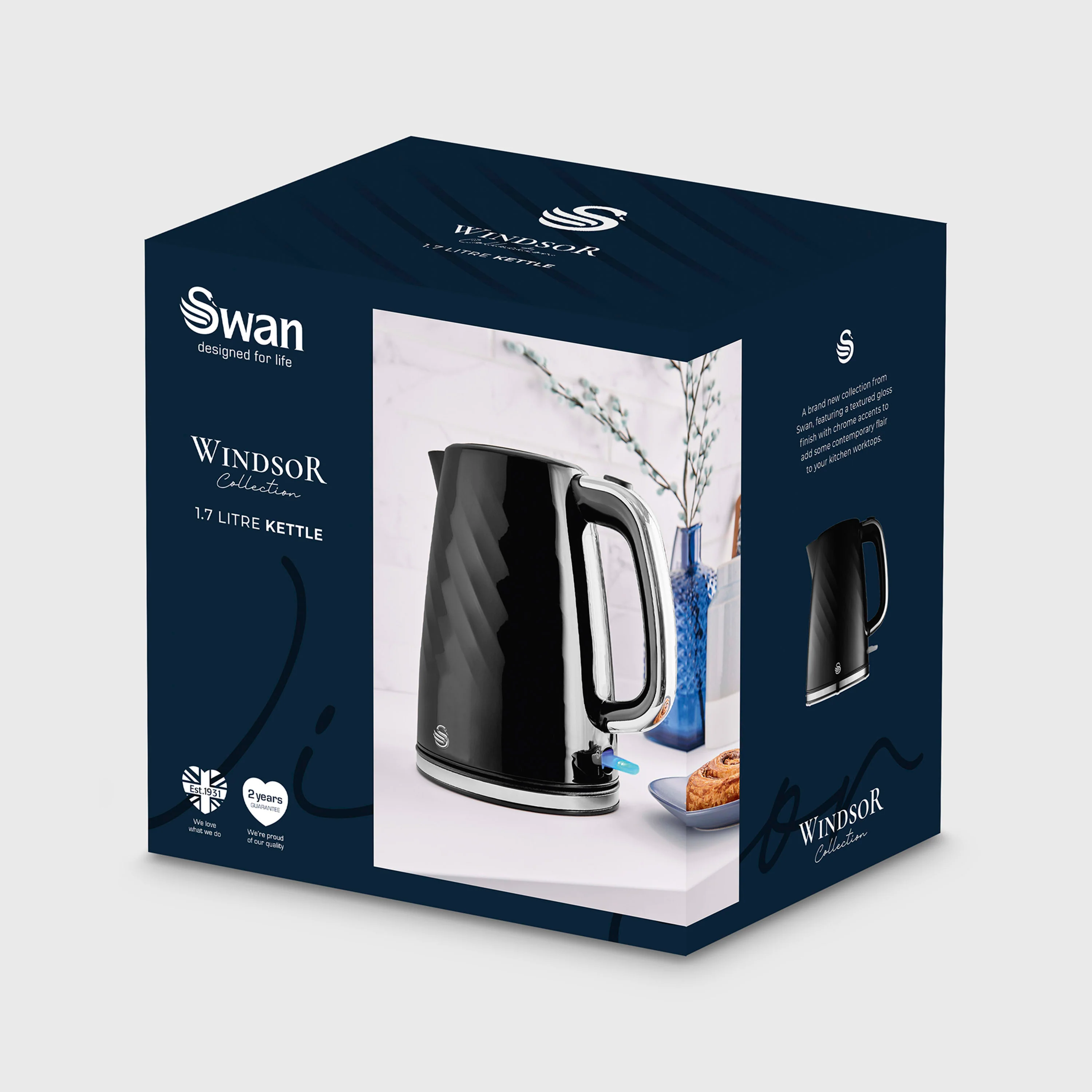 Swan Windsor 1.7L Textured Kettle - Image 30