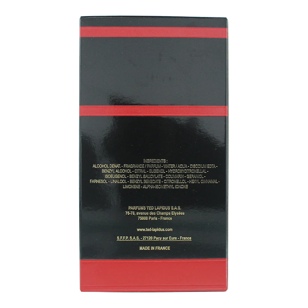 Ted Lapidus Rumba Eau De Toilette 100ml - Image 2