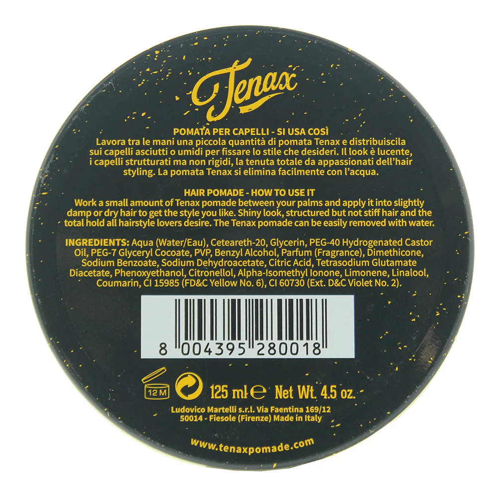Tenax No8 Extra Strong Pomade 125ml - Image 2