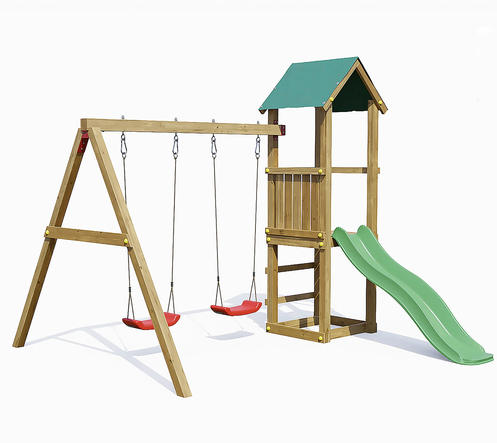 The Glide & Ride Lucas Playfort - Climbing Frame With Swings And Slide