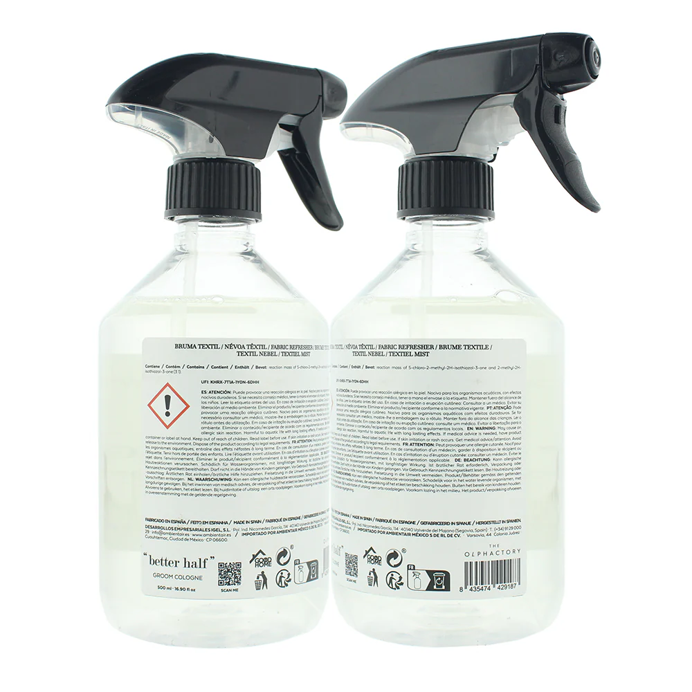 The Olphactory Better Half Groom Cologne Laundry Spray 500ml - Image 2