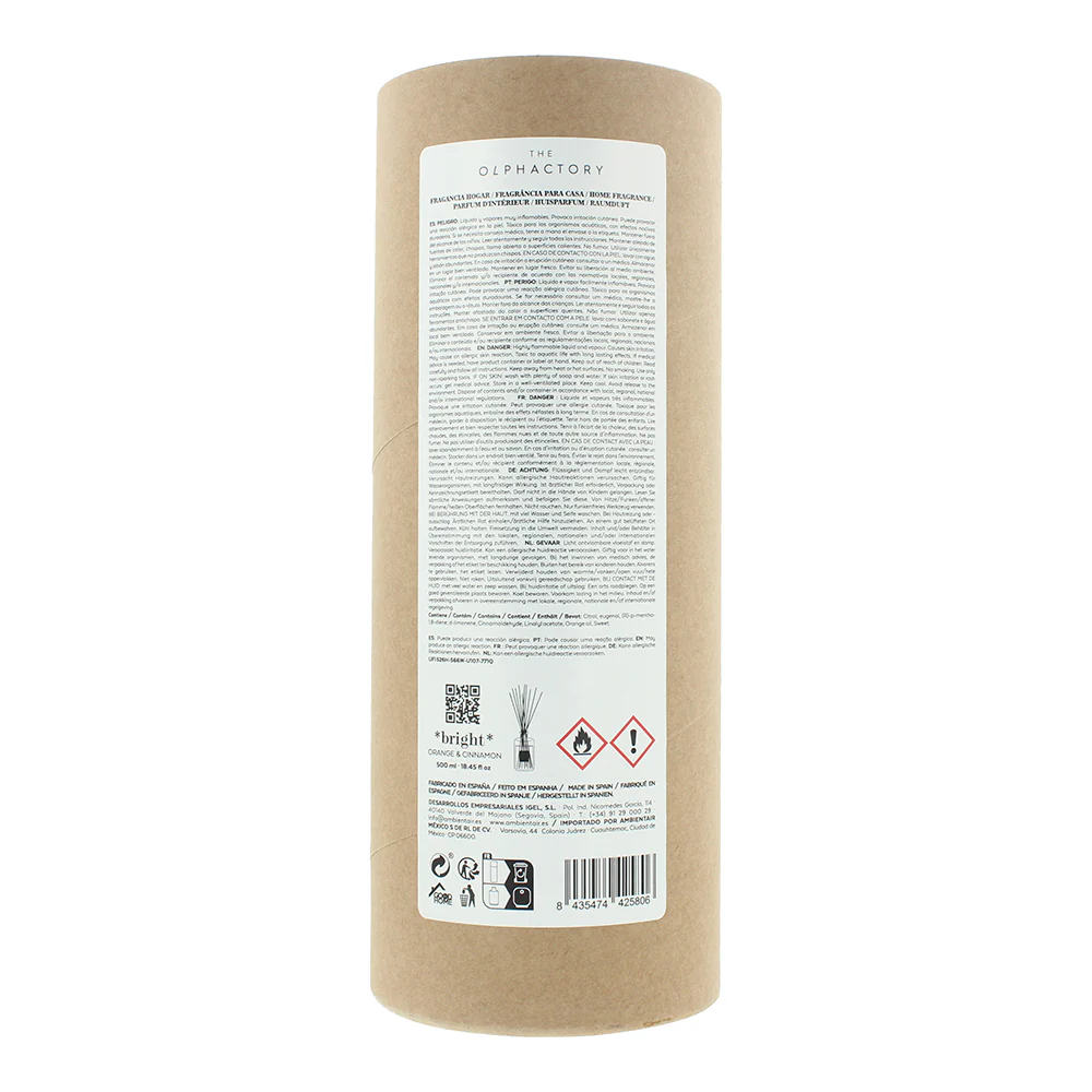 The Olphactory Bright Orange & Cinnamon Diffuser 500ml - Image 2