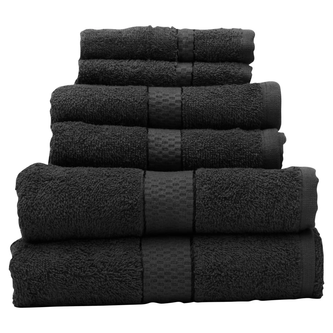 Thread and Loom 6 Piece Poppy Seed Towel Set