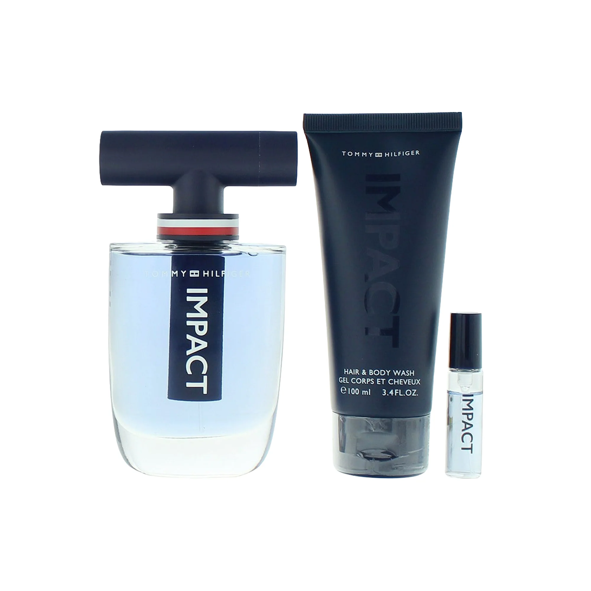 Tommy Hilfiger Impact 3 Piece Gift Set: Eau De Toilette 100ml - Eau De Toilette - Image 4