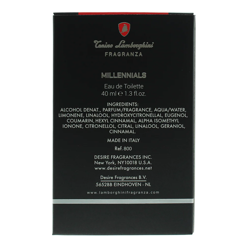 Tonino Lamborghini Millennials Eau de Toilette 40ml - Image 2