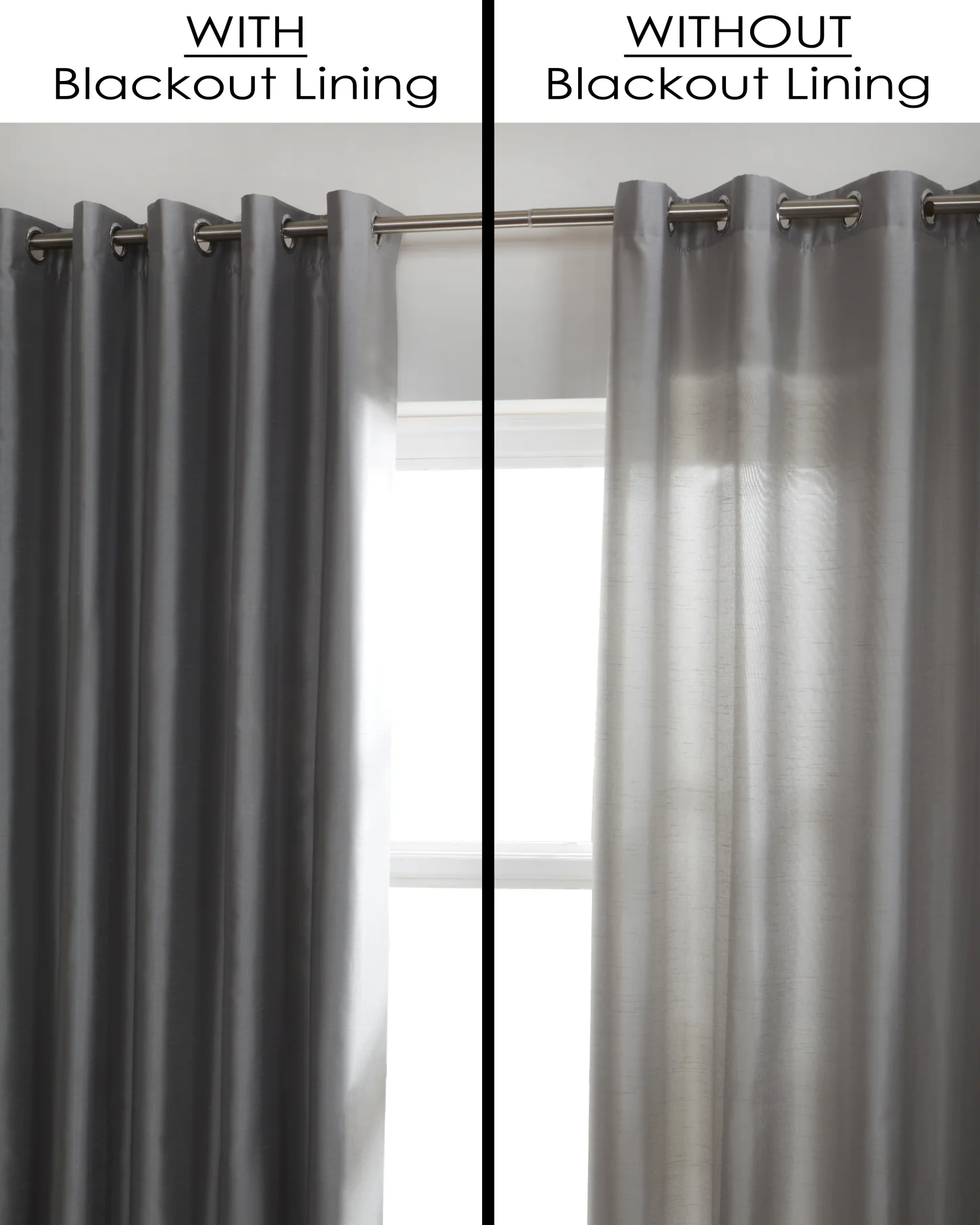 Total Blackout Eyelet Curtain Linings - Image 3