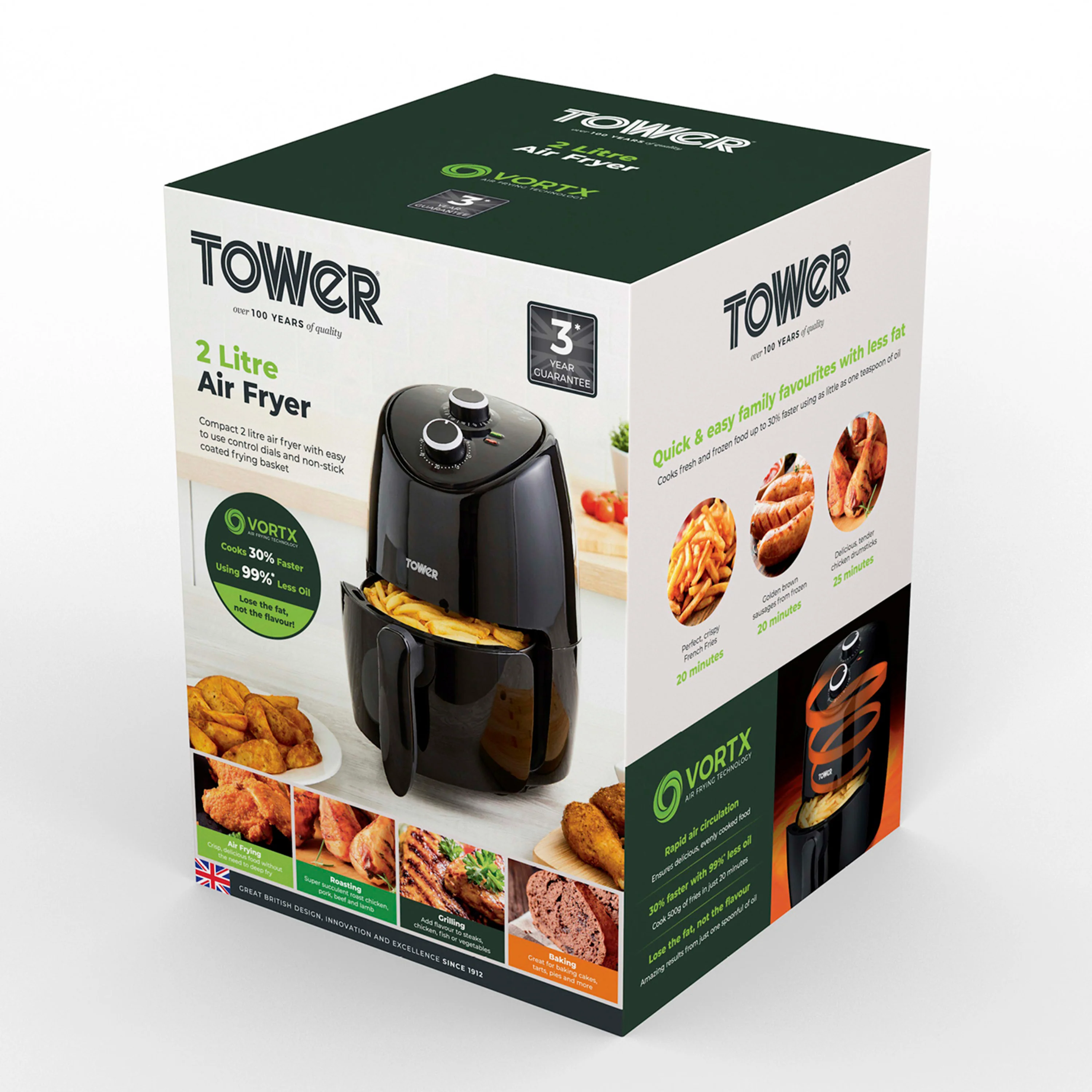 Tower 2L Manual Airfryer - Image 10