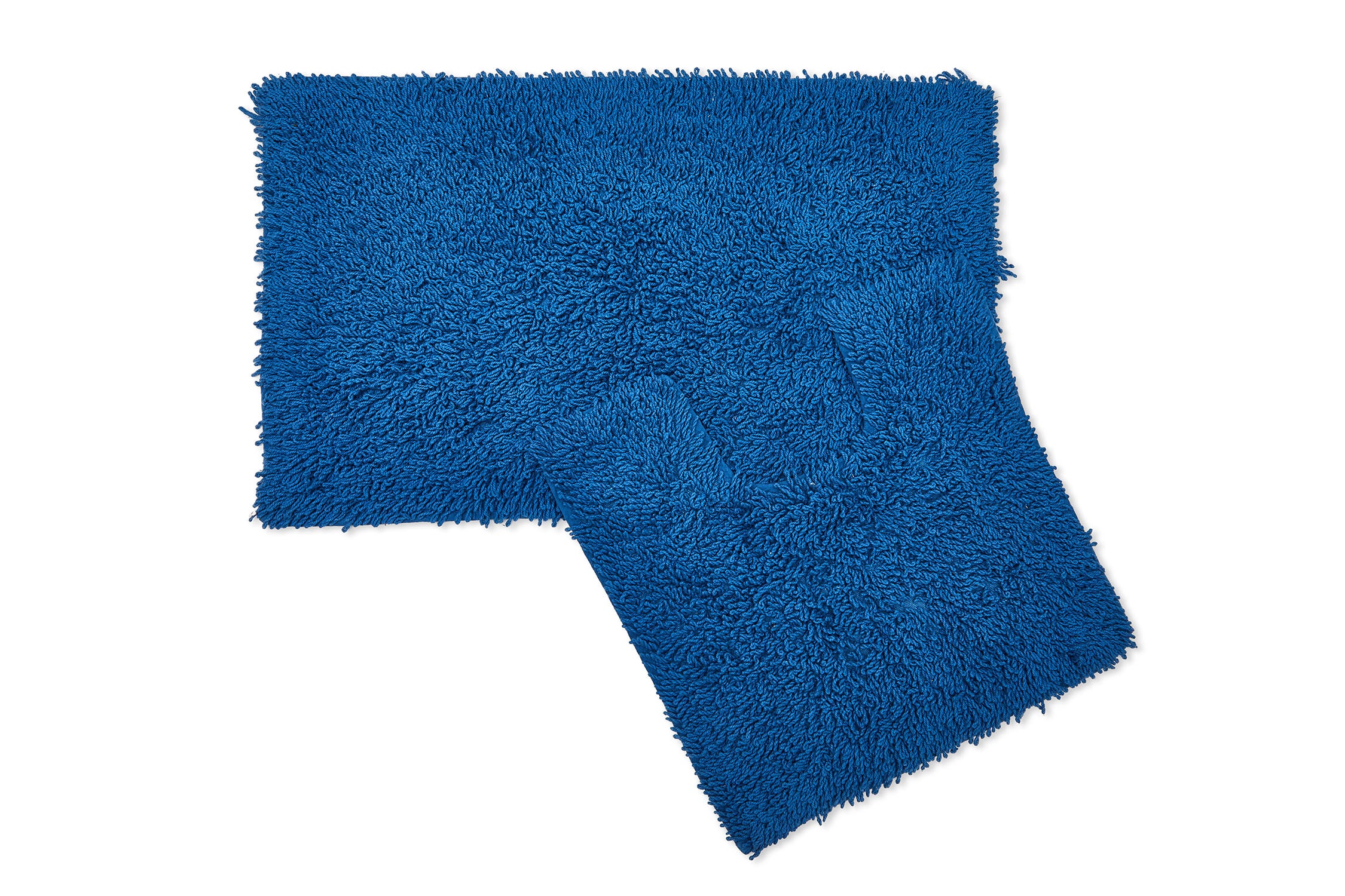 Tumble Twist Pure Cotton 2pc Bath set in Cobalt Blue - Image 2