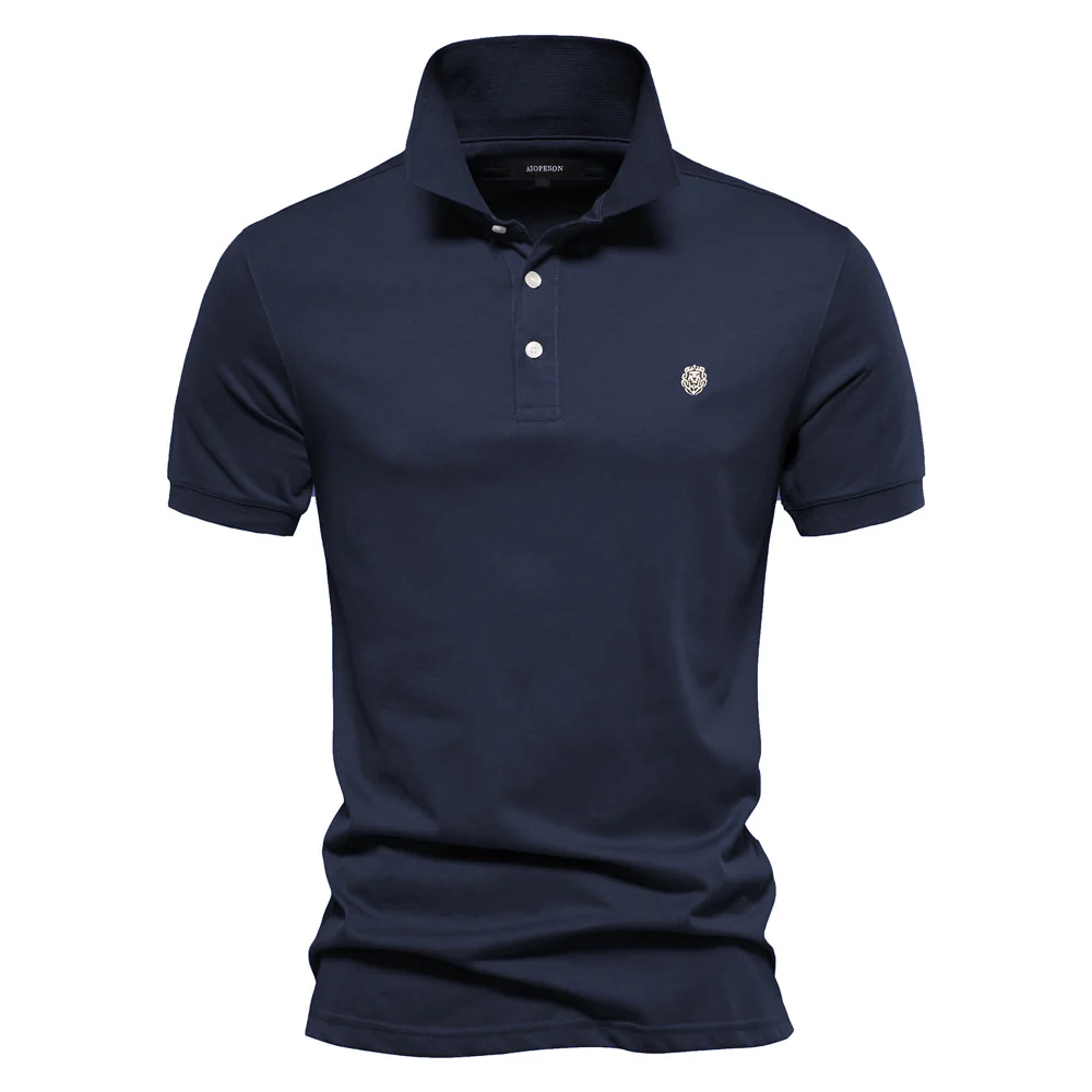 Turn-Down Short-Sleeve Polo Shirt - Image 2