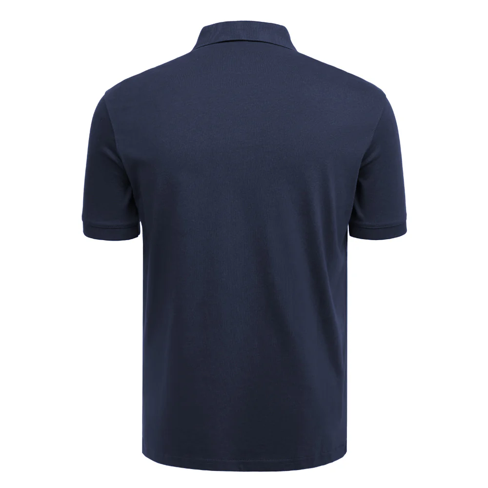 Turn-Down Short-Sleeve Polo Shirt - Image 3