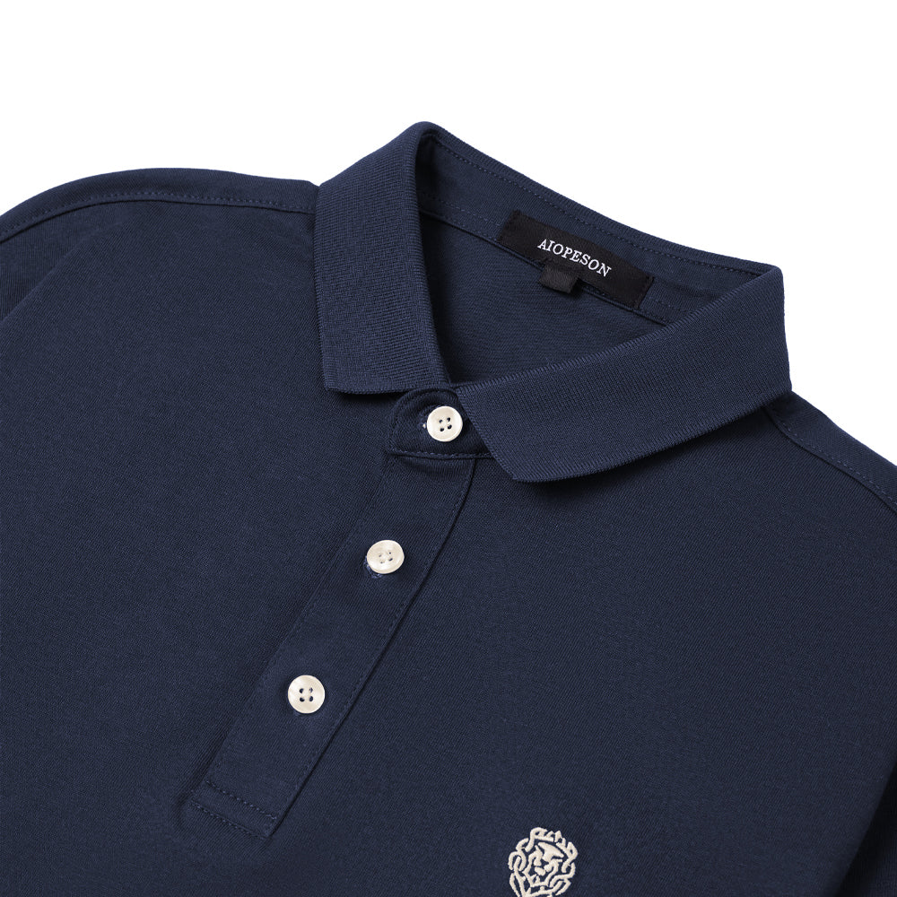 Turn-Down Short-Sleeve Polo Shirt - Image 4