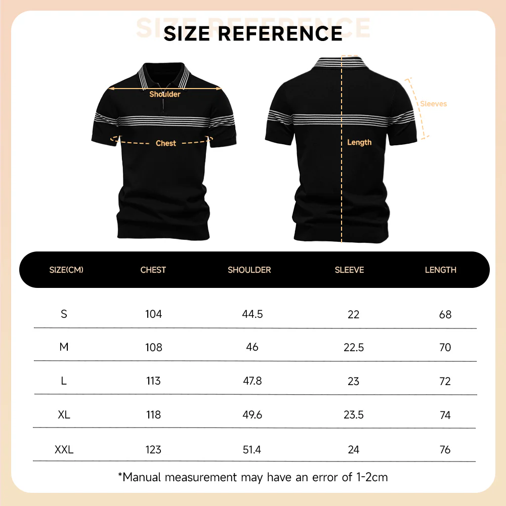 Turn-Down Short-Sleeve Polo Shirt - Image 8