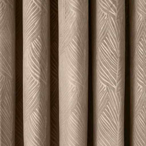 Twilight Velvet Embossed Blackout Curtains - Stone - Image 3