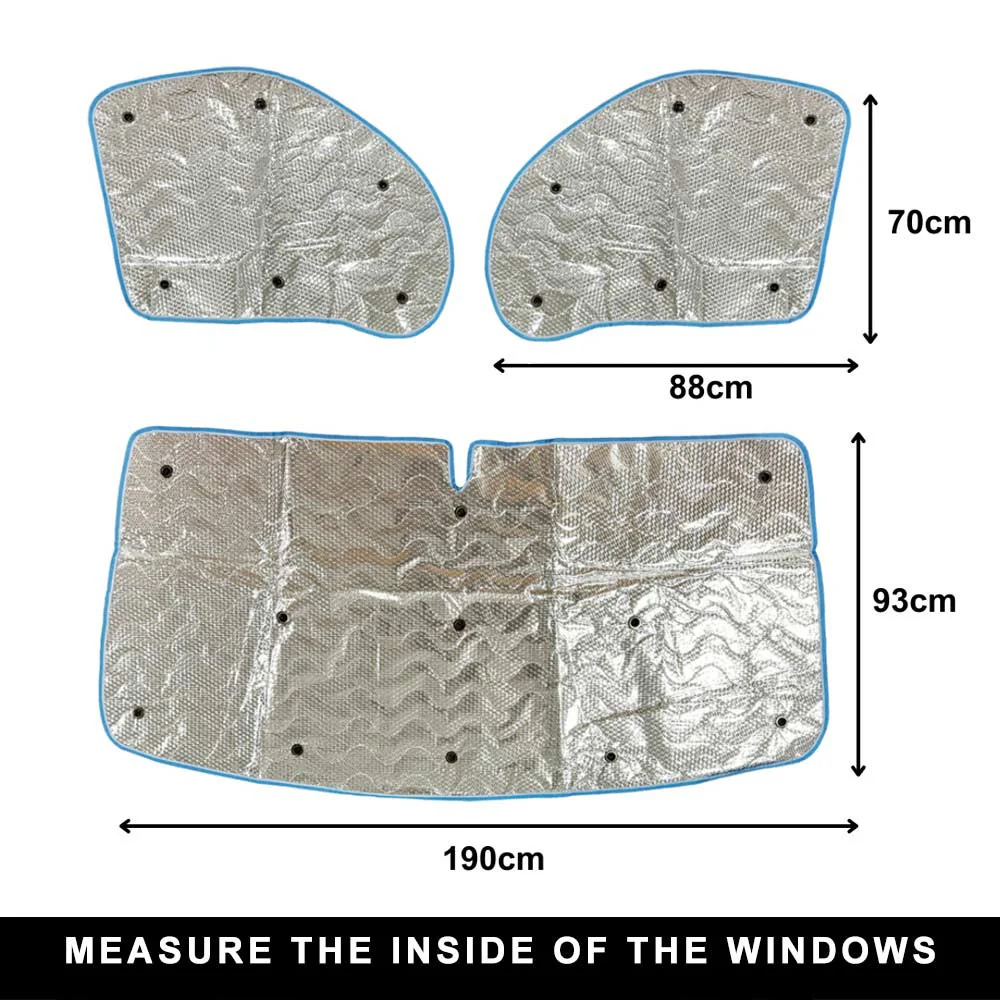 Universal Internal Thermal Motorhome Blind to fit for van based Peugeot Boxer, Fiat Ducato, Ford Transit, Mercedes Sprinter - Image 2