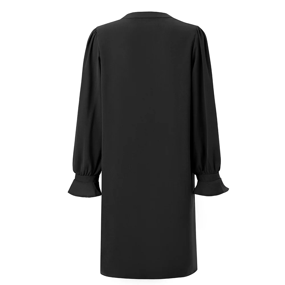 V-neck Long Sleeves Dress - Image 4