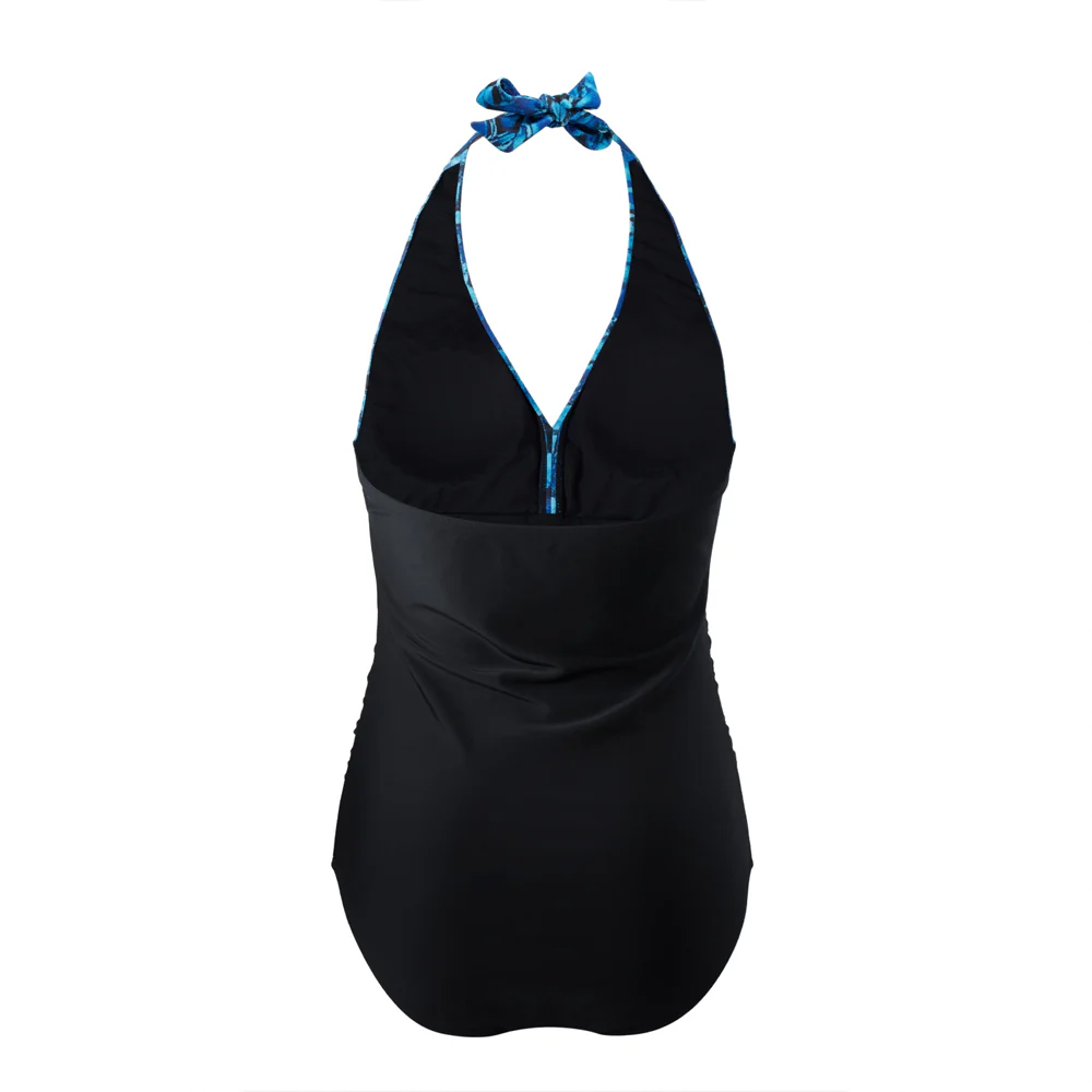 V-Neck One-Piece Swimsuit - Image 4