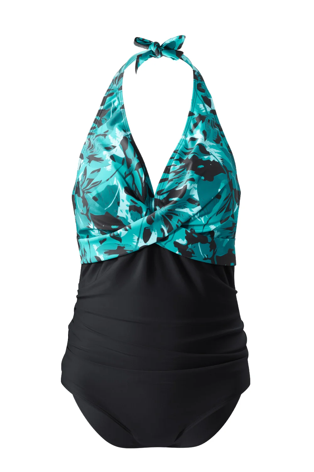 V-Neck One-Piece Swimsuit - Image 5