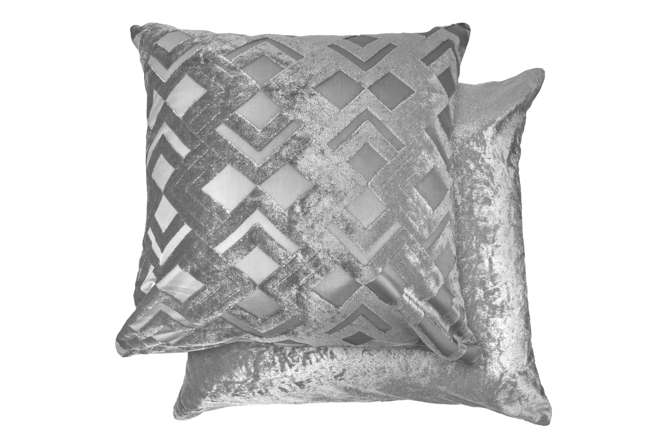 Valencia - Cushion Cover in Silver - Image 2