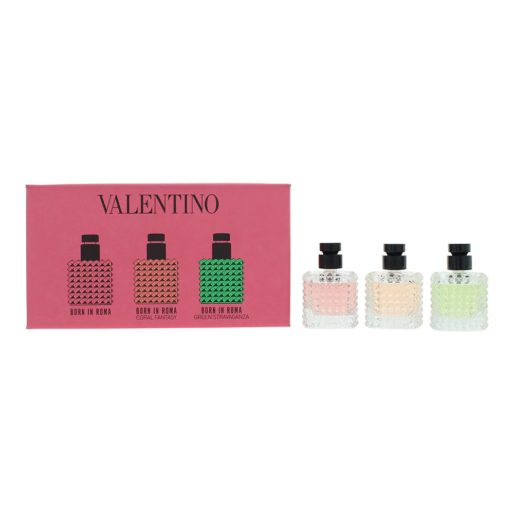 Valentino Born In Roma 3 Piece Gift Set: Born In Roma EDP 6ml