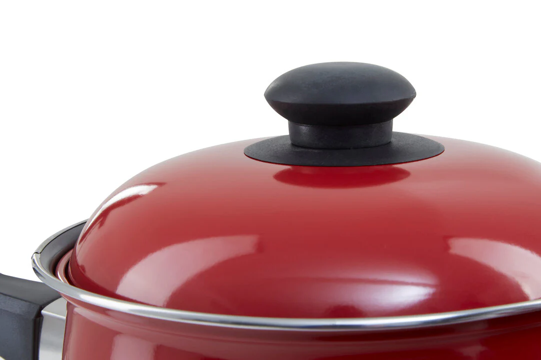 Viggo Red Non Stick 5 Piece Cookware Set - Image 5