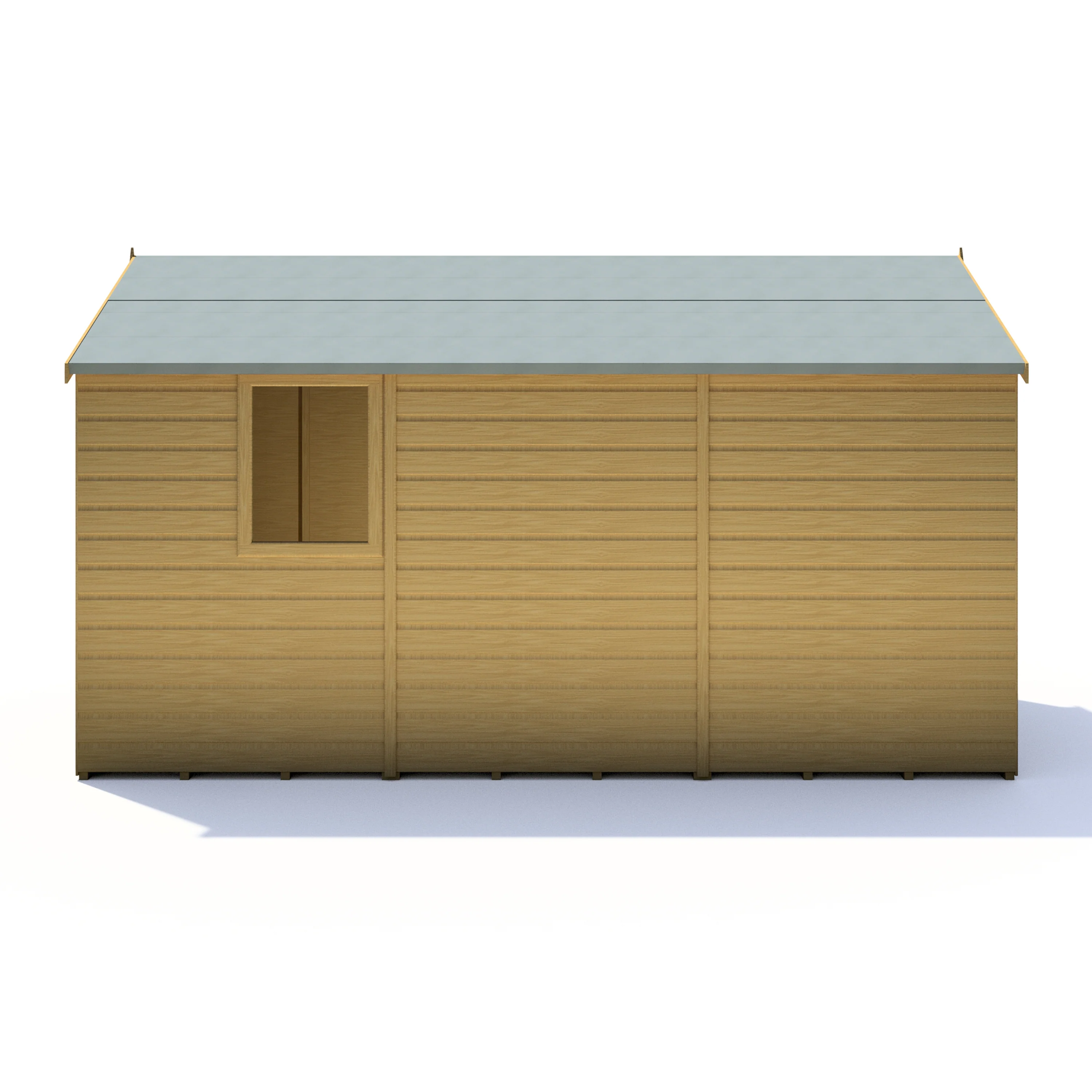 Warwick 6 X 12 Shiplap Apex Double Door Shed - Image 3