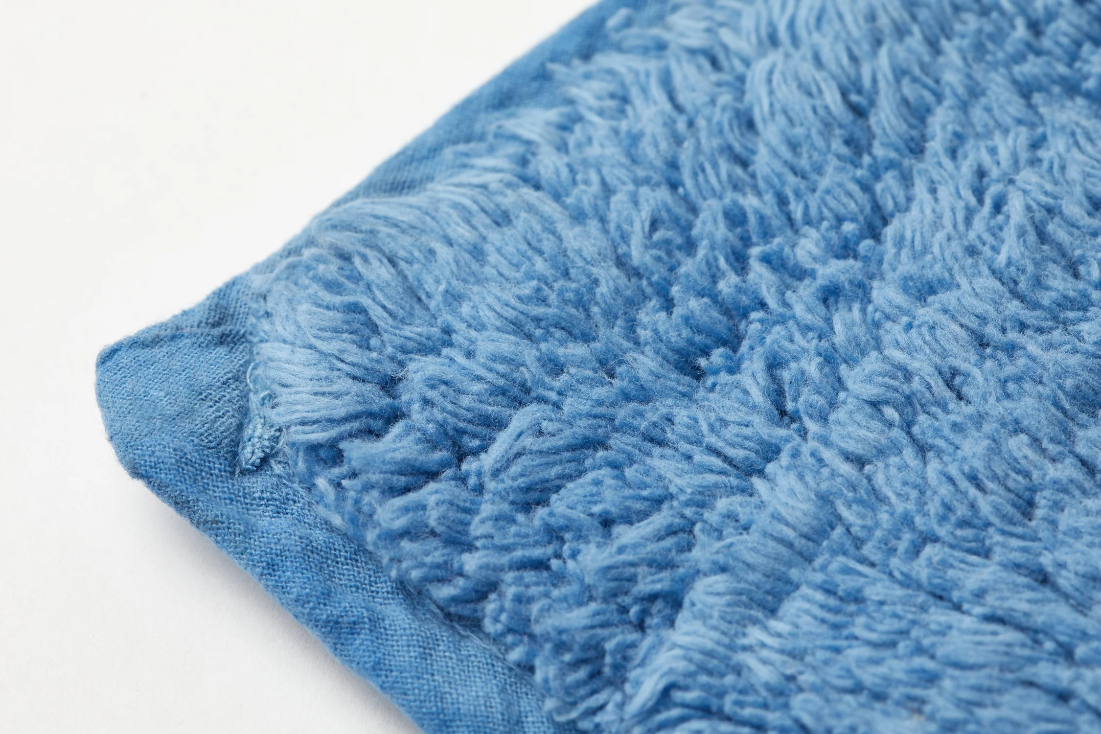 Waves Pure Cotton Jacquard 2pc Bath set in Cobalt - Image 3