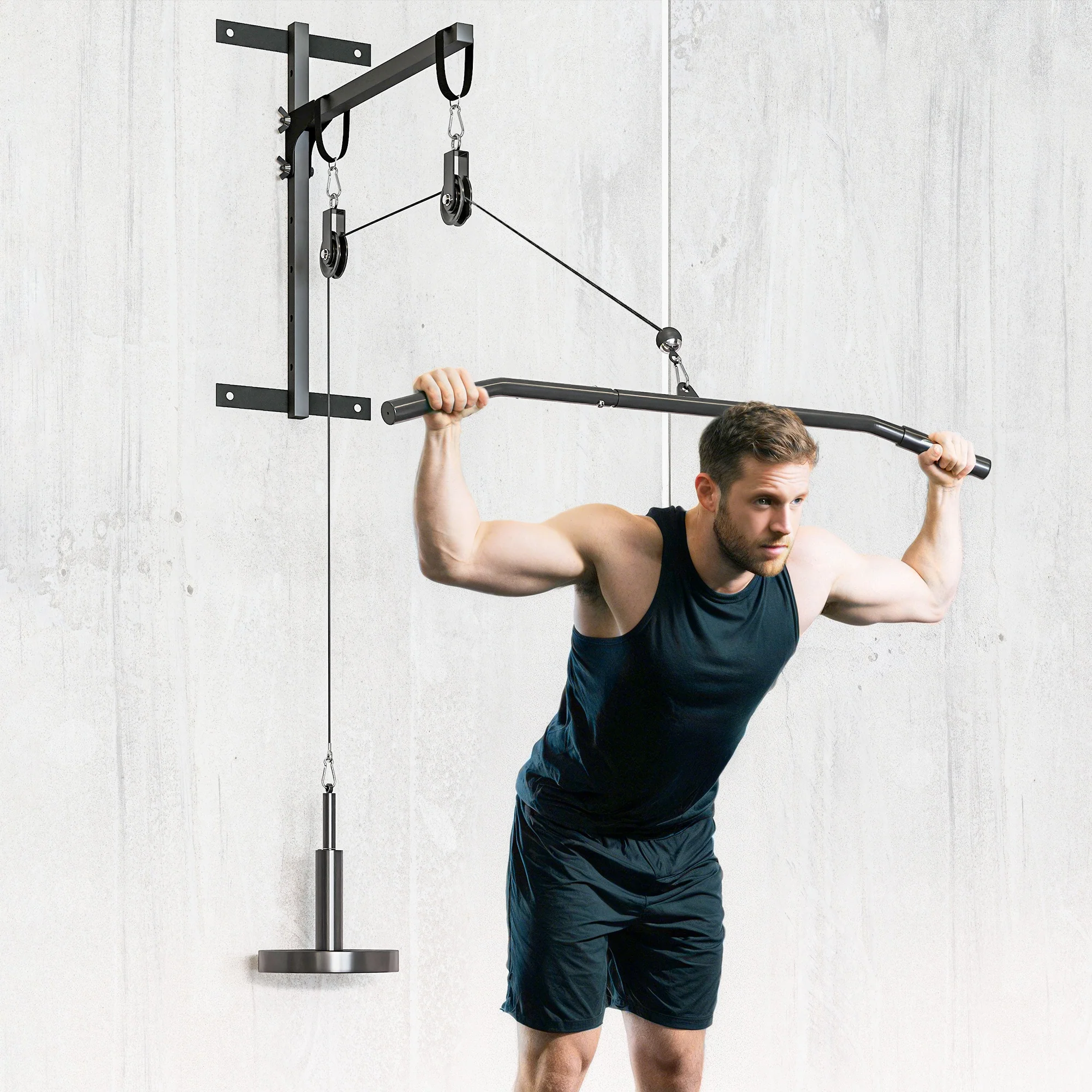 Weight Cable Pulley System For Home Gym With Universal Loading Pin - Image 8