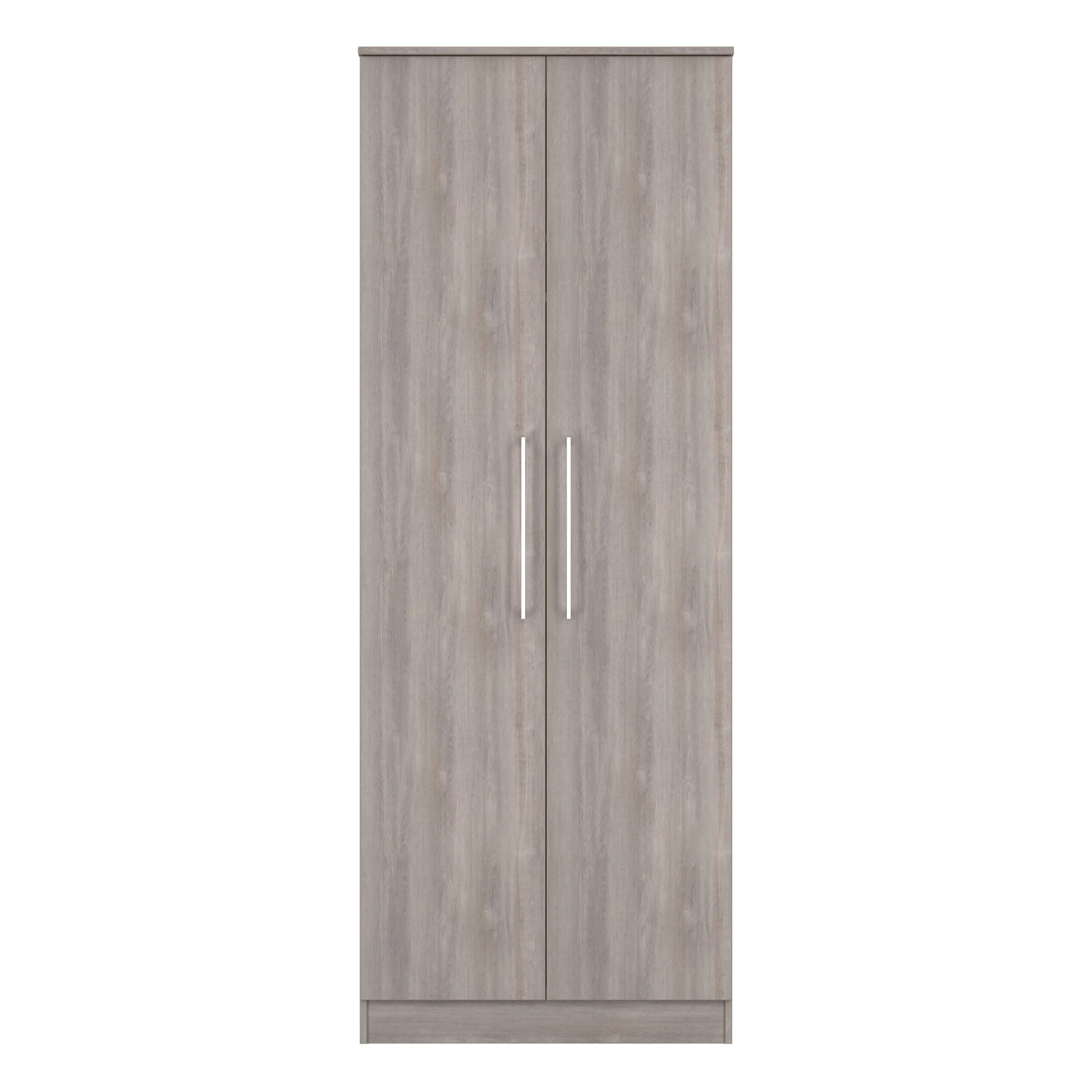 Wellington Ready Assembled 2 Door Wardrobe in Grey Oak - Image 2