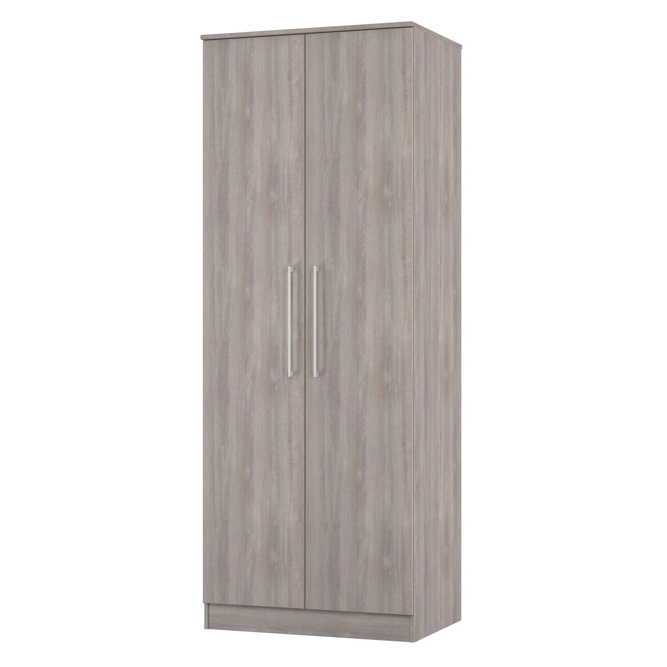 Wellington Ready Assembled 2 Door Wardrobe in Grey Oak - Image 4
