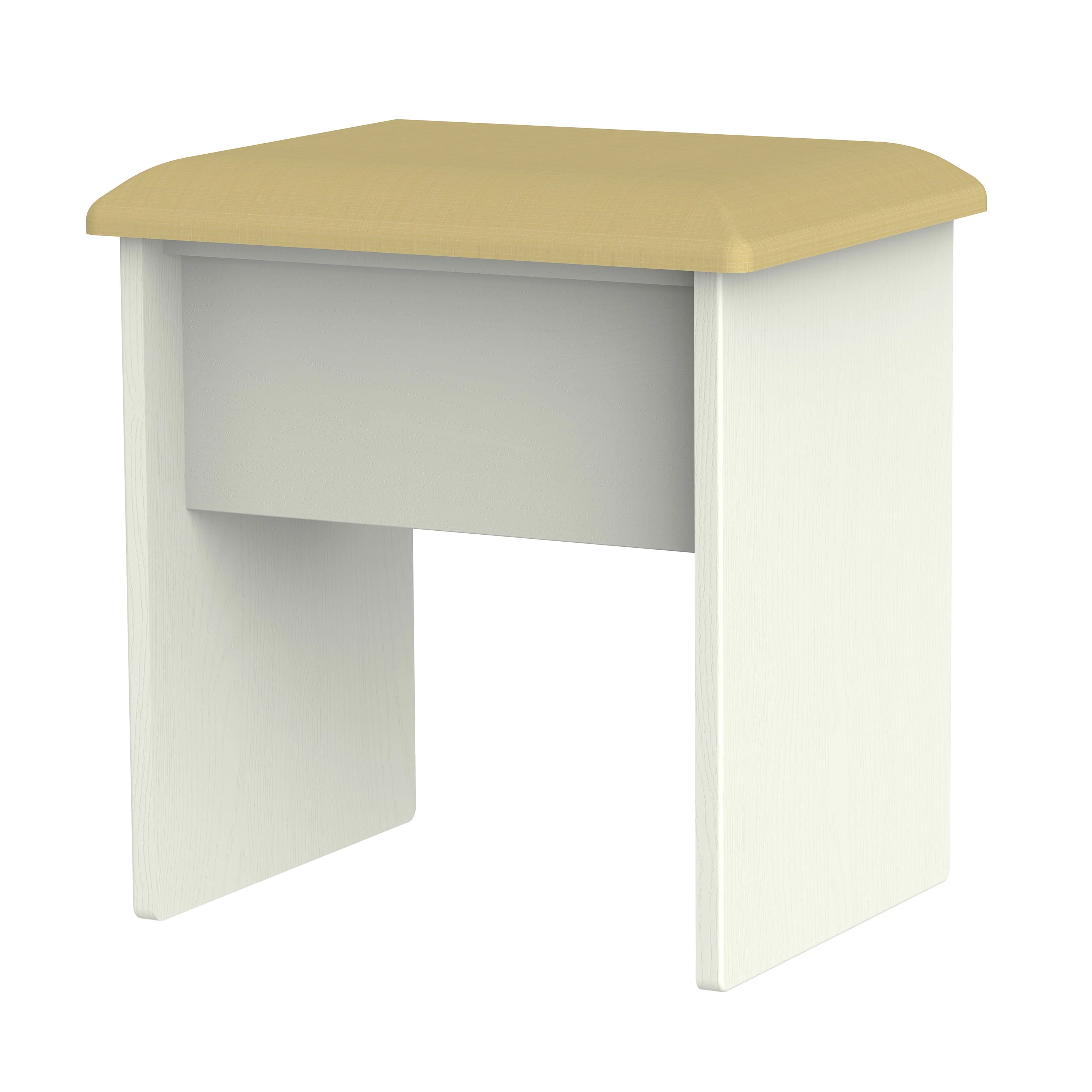 Westminster Ready Assembled Stool in Cream Ash & Riviera Oak - Image 5