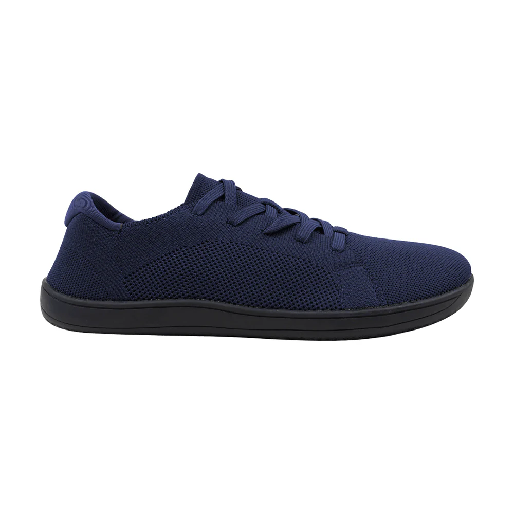 Wide Fit Trainers Comfortable Running Trainers - Navy - Image 3