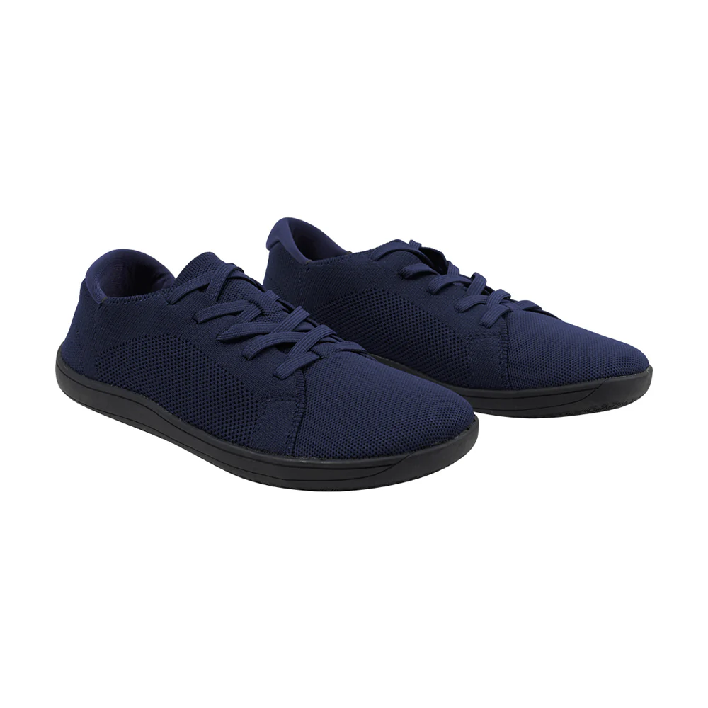 Wide Fit Trainers Comfortable Running Trainers - Navy - Image 5