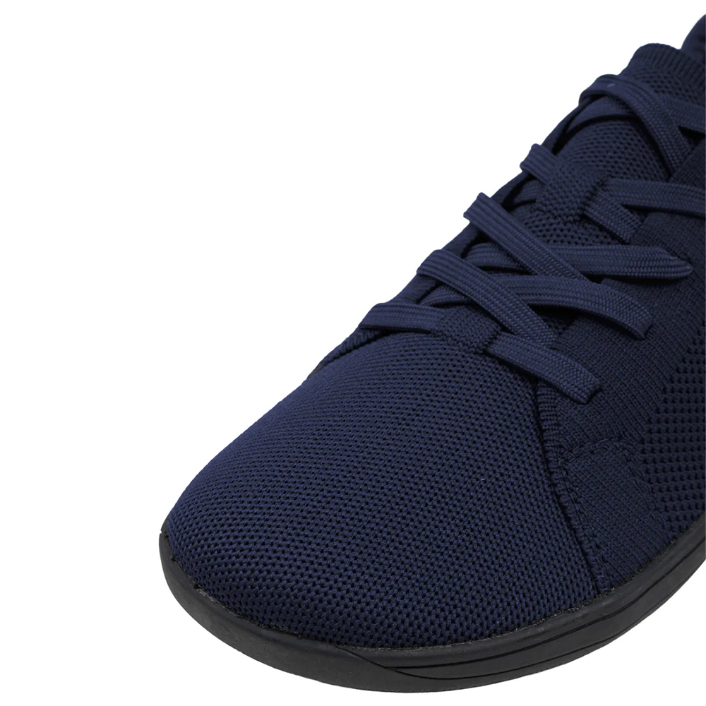 Wide Fit Trainers Comfortable Running Trainers - Navy - Image 7