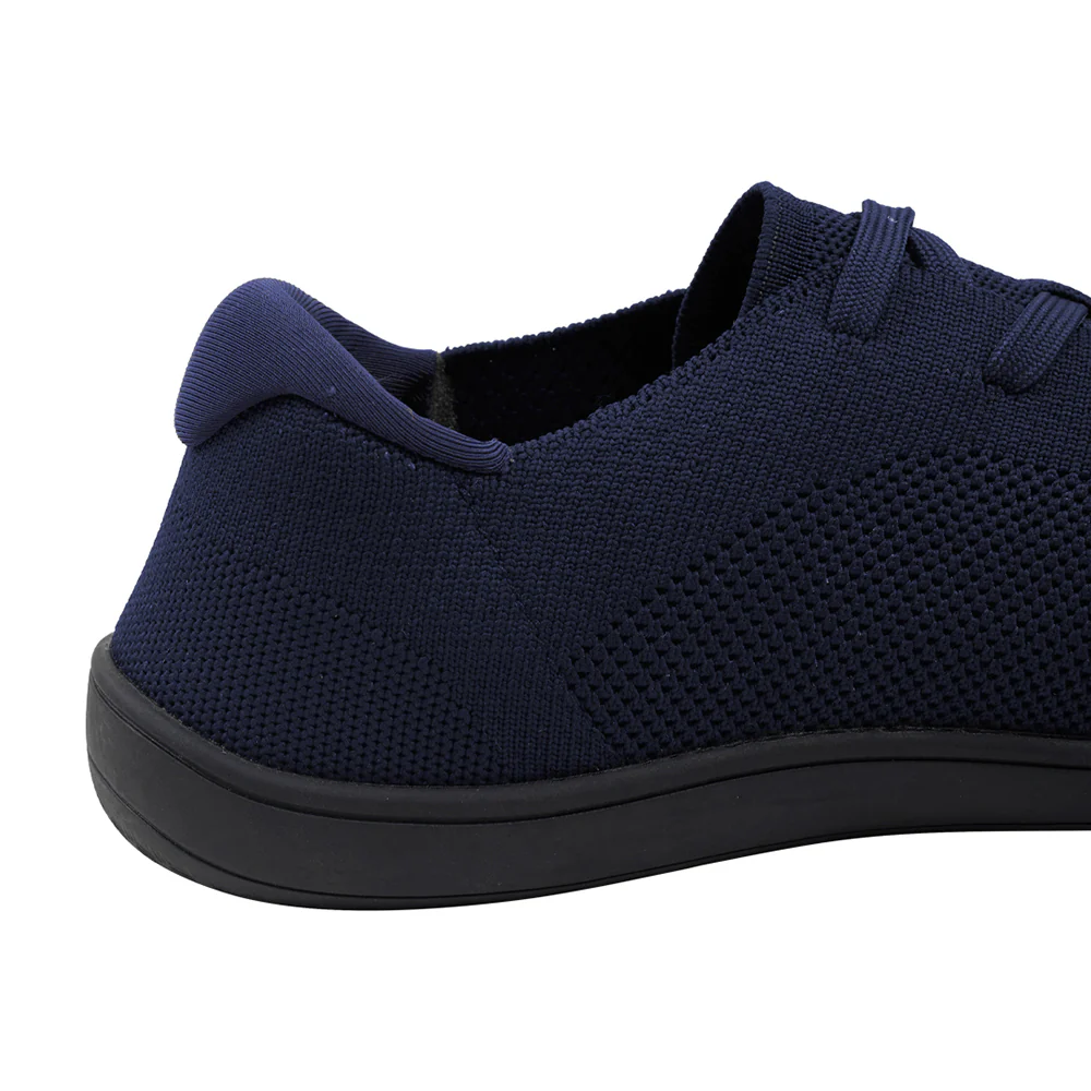 Wide Fit Trainers Comfortable Running Trainers - Navy - Image 8