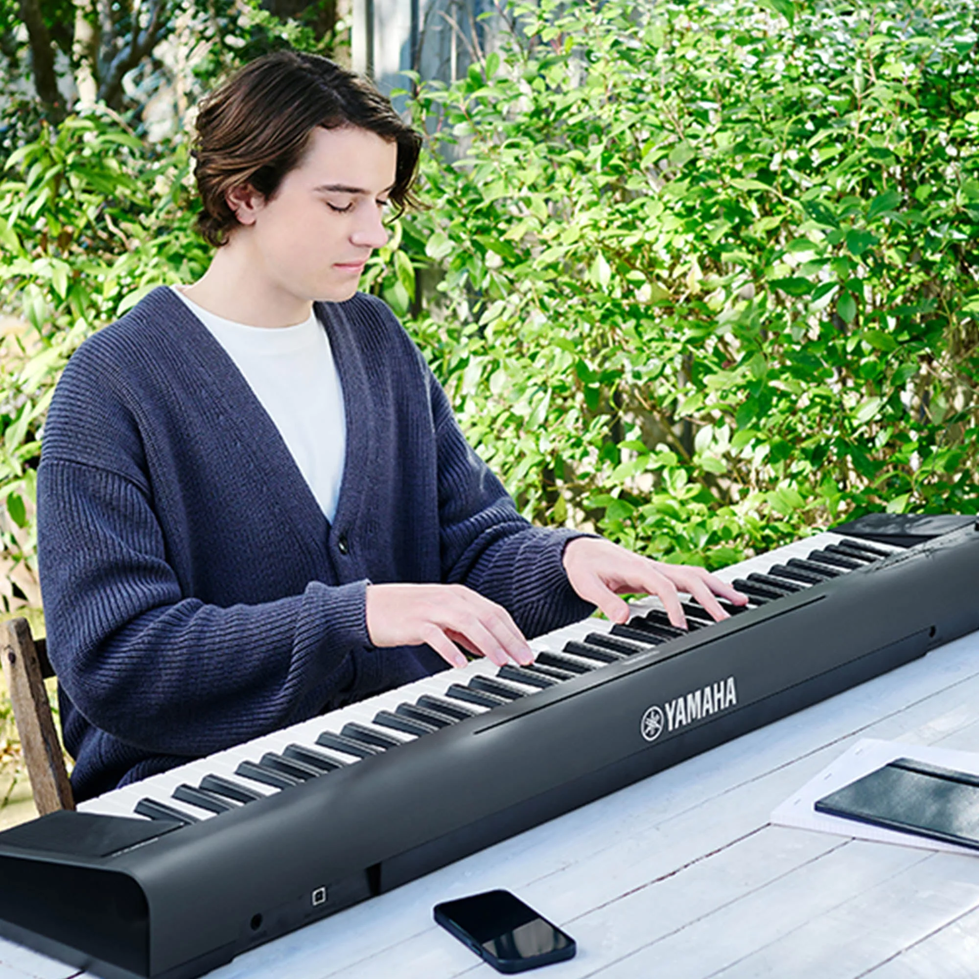 Yamaha NP35 Portable Keyboard - 76 Note - Black - Image 7