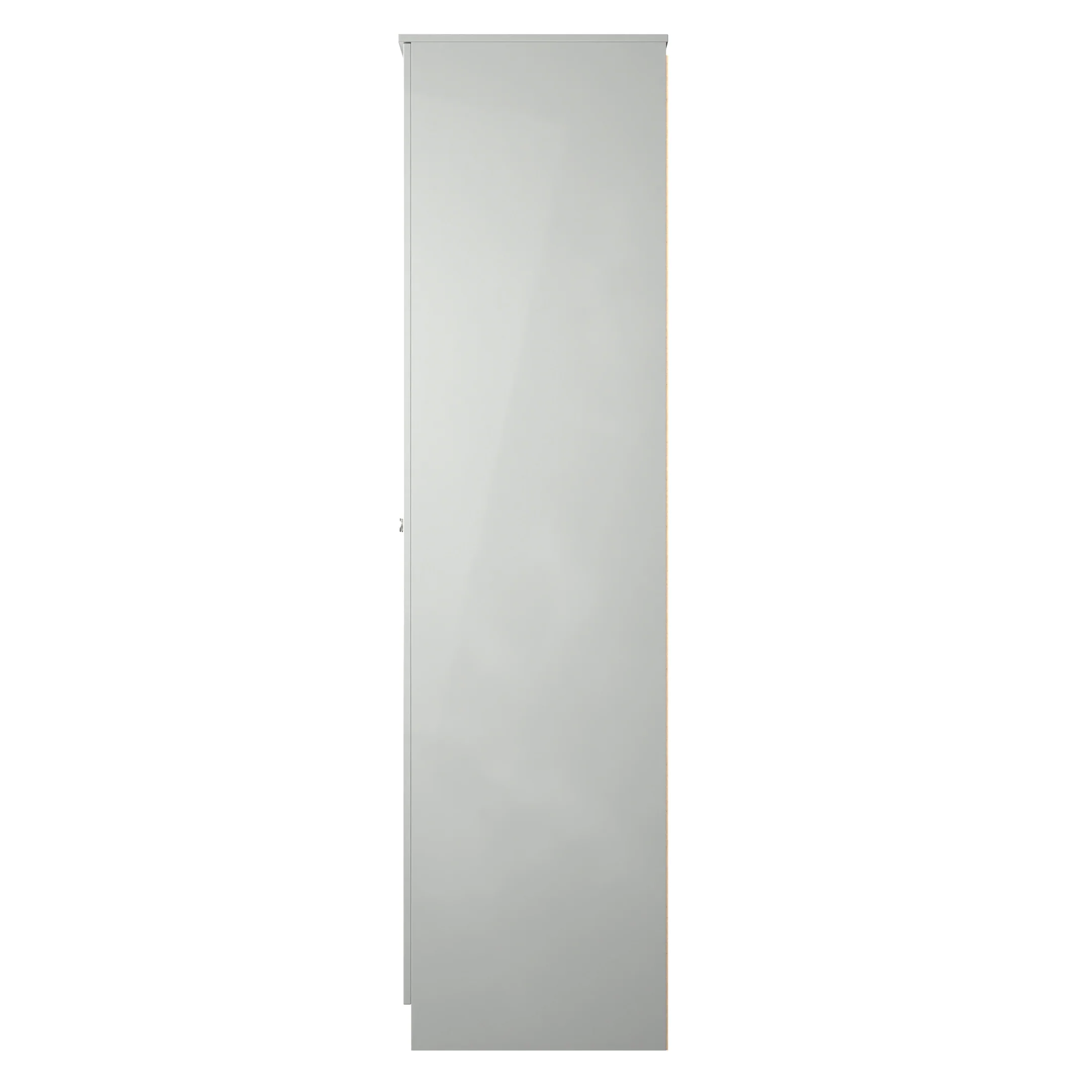 Yarmouth Tall Plain Wardrobe in Uniform Grey & Dusk Grey - Ready Assembled - Image 3