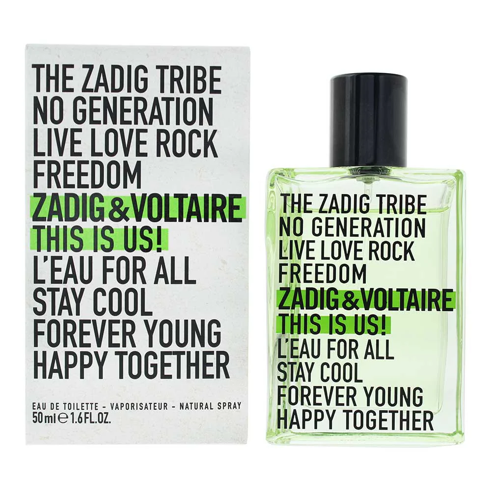 Zadig & Voltaire This Is Us! Eau De Toilette 50ml