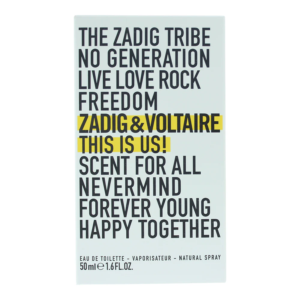 Zadig & Voltaire This Is Us! Eau De Toilette 50ml - Image 2
