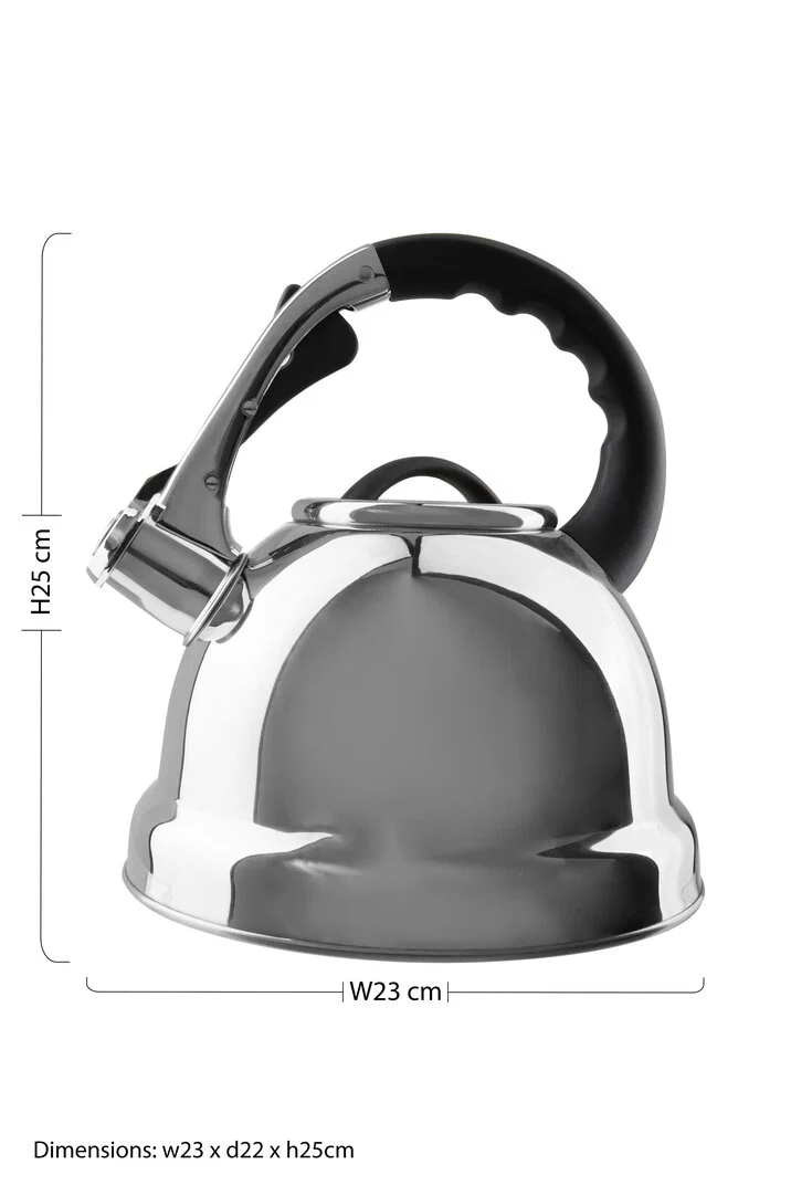 Zion Mirrored 3.2 Ltr Whistling Kettle - Image 6